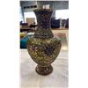 Image 1 : 1 FOOT TALL CLOISONNE VASE