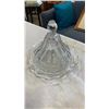 Image 5 : Lot of art glass, milk glass candle holders and lidded jar