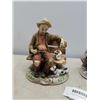Image 2 : 4 VINTAGE HAND PAINTED FIGURES
