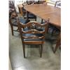 Image 6 : MCM dining table with leaf and 6 chairs 38 INCH WIDE X 56 LONG X 30 TALL WITH 11 INCH LEAF