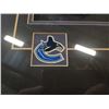 Image 7 : CLARENCE WELLS DOGFISH PRINT AND CANUCKS FRAMED STAR HANGERS