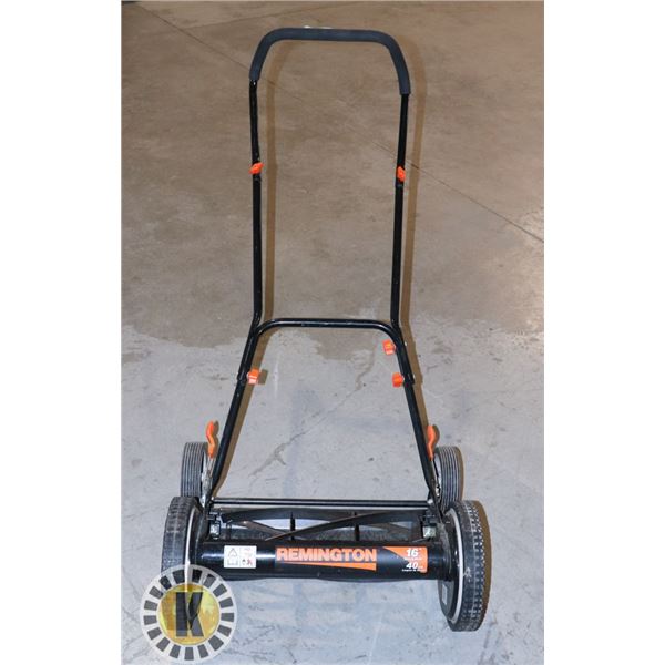 REMINGTON MANUAL MOWER,16 IN CUTTING WIDTH