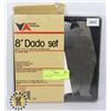 Image 1 : 8 INCH DADO SET FOR 8", 9" & 10" SAWS NEW