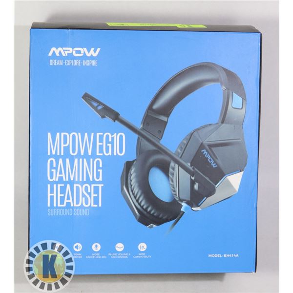 GAMING HEADPHONE SET MPOEG10