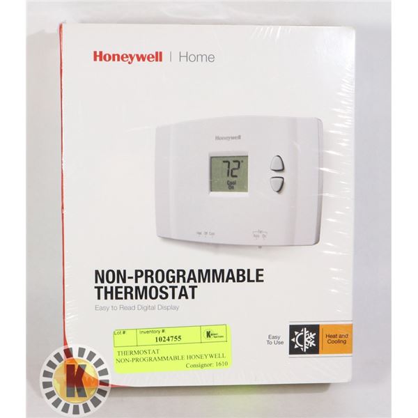 THERMOSTAT NON-PROGRAMMABLE HONEYWELL HOME