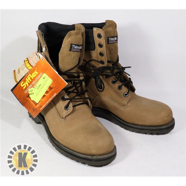 NEW STEEL TOE WORK BOOTS SIZE 6