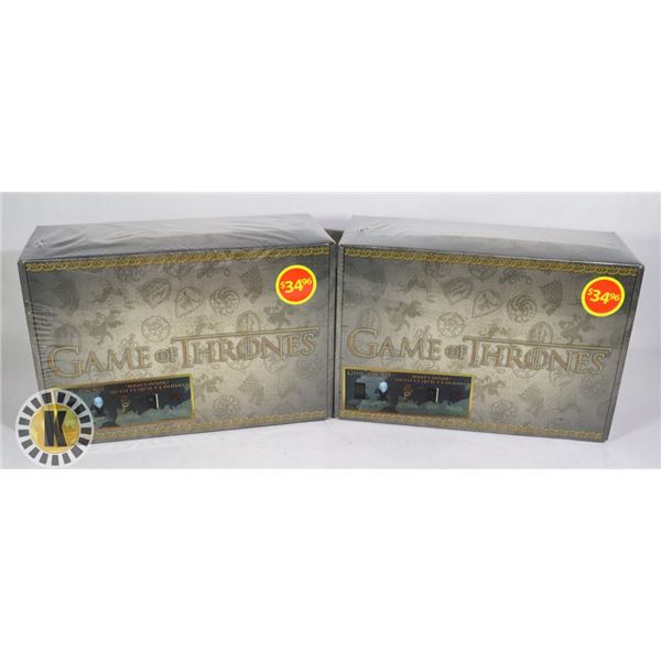 LOT OF TWO GAME OF THRONES GIFT SETS