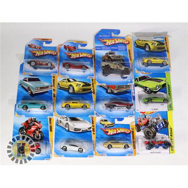 HOTWHEELS ASSORTED BAG OF 12