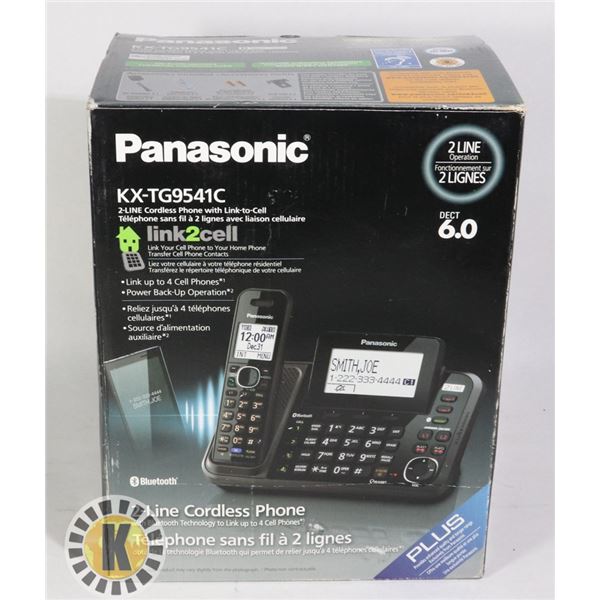 PANASONIC KX-TG9541C. 2. LINE CORDLESS PHONE
