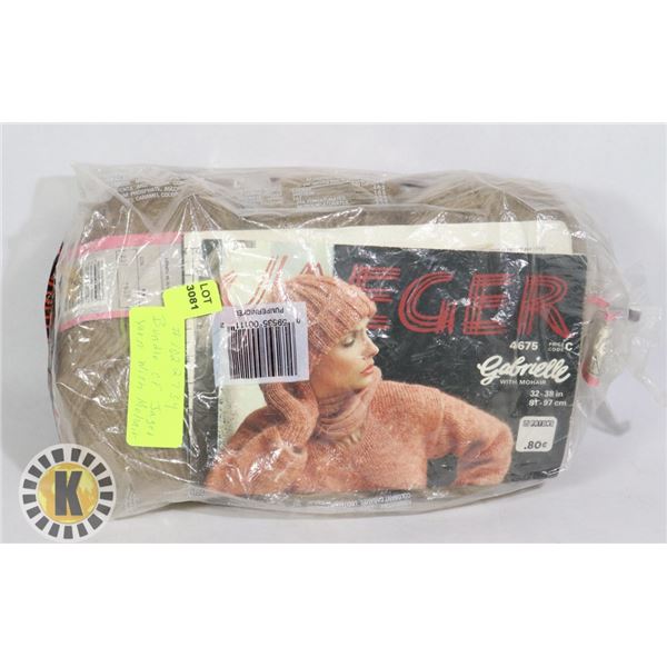 BUNDLE OF JAEGER GABRIELLE YARN WITH MOHAIR