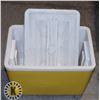 Image 1 : YELLOW/WHITE CAMPING COOLER