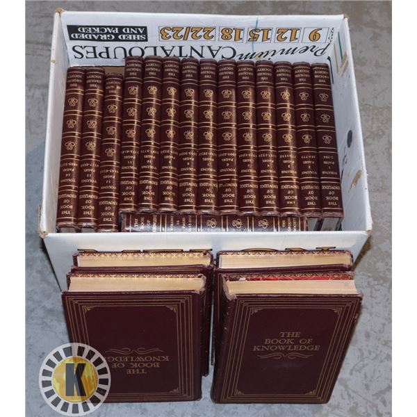 20 VOLUME SET OF BOOKS OF KNOWLEDGE