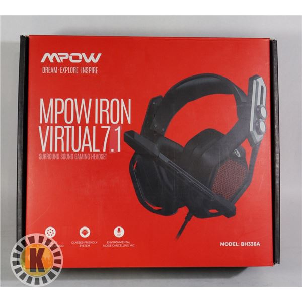 GAMING HEADSET MPOW IRON VIRTUAL 7.1