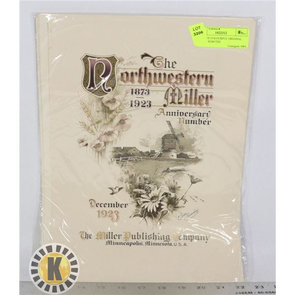 17 LARGE COLOURFUL ORIGINAL PAGES FROM THE