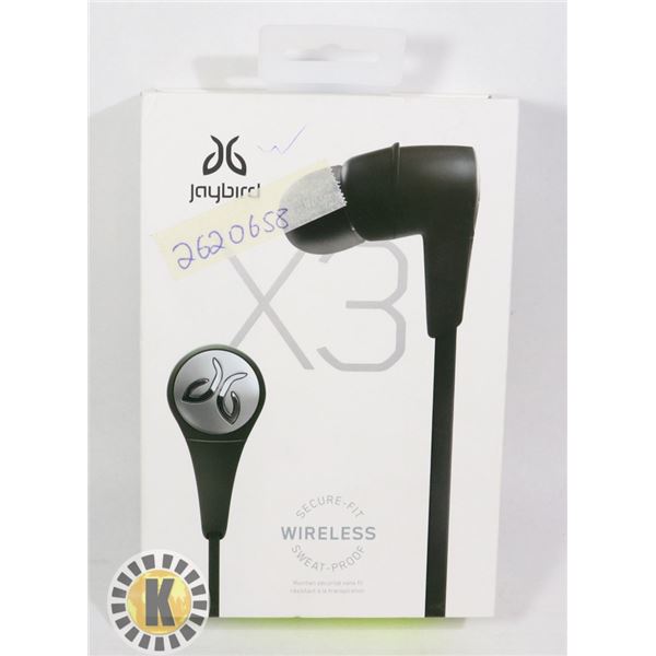 JAYBIRD WIRELESS HEAD PHONES