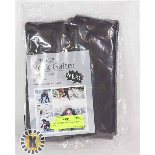 SCARF INFINITY NECK GAITER OFF BLACK