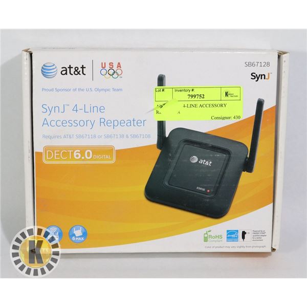 AT&T SYNJ 4-LINE ACCESSORY REPEATER