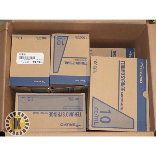 LOT OF 5 BOXES OF 100 TERUMO SYRINGES