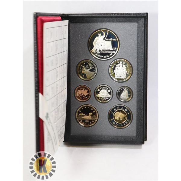 1996 SOLID STERLING SILVER CANADA 8 COIN PROOF