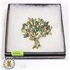 Image 1 : TREE OF LIFE SHAPE BROOCH