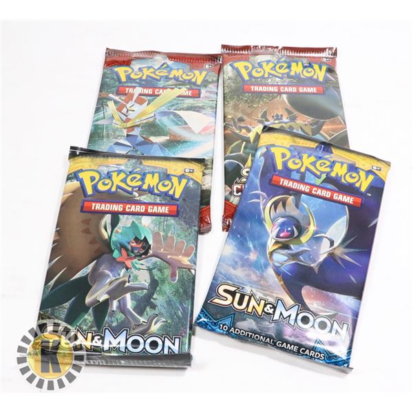 x4 POKEMON COLLECTORS BOOSTER PACKS OF CARDS, NEW