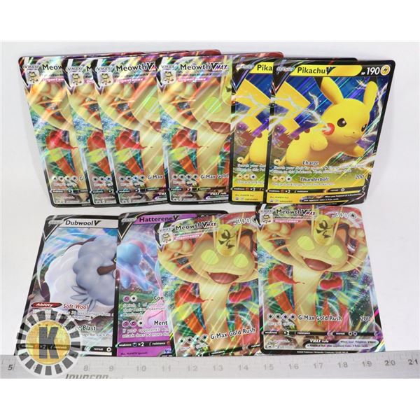 x10 POKEMON JUMBO COLLECTORS CARDS, NEW CONDITION