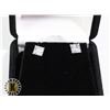 Image 1 : STERLING SILVER .25ct EACH CZ DIAMOND EARRINGS,
