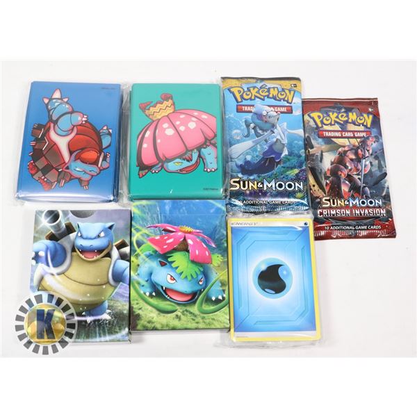 VARIOUS POKEMON x2 BOOSTERS, DECKS ETC