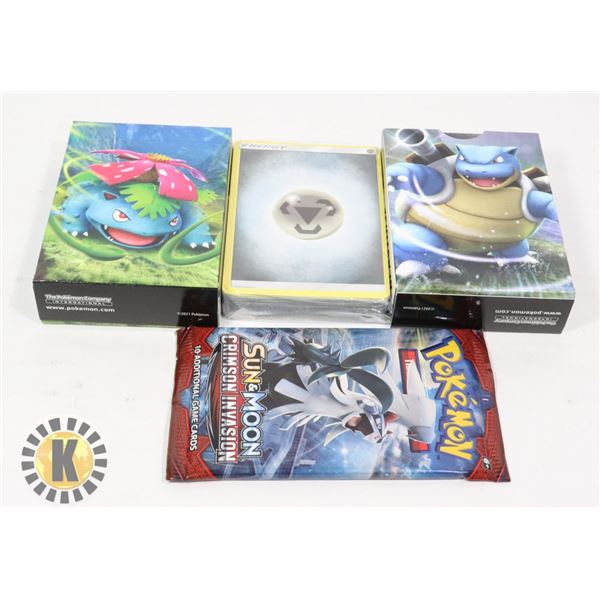 VARIOUS POKEMON x1 BOOSTER, DECKS ETC