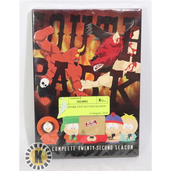 SOUTH PARK DVD TWENTY SECOND SEASON