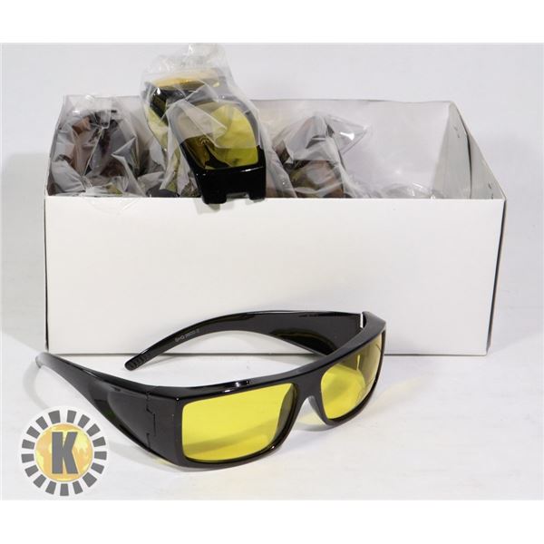 SUNGLASSES AMBER COLOR BOX