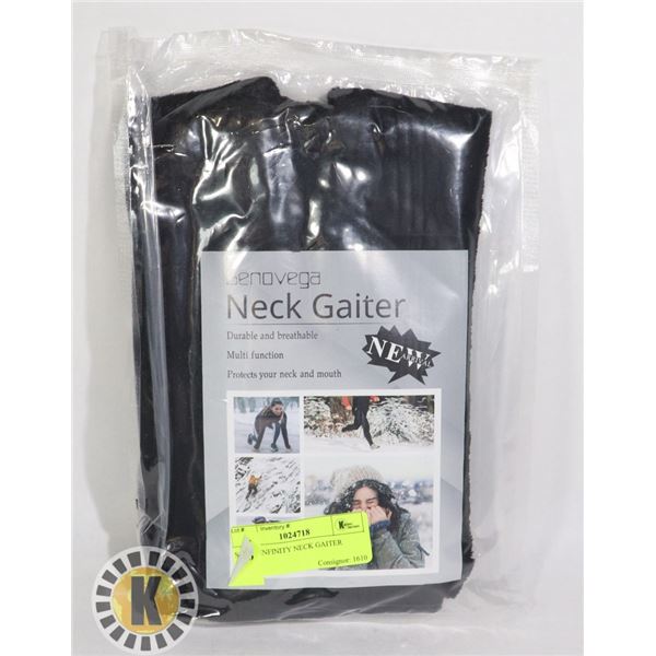 SCARF INFINITY NECK GAITER BLACK