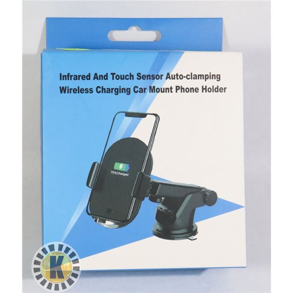 WIRELESS CHARGING CAR MOUNT PHONE HOLDER