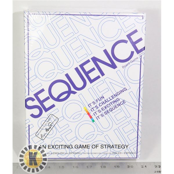 SEQUENCE STRATEGY BOARD GAME