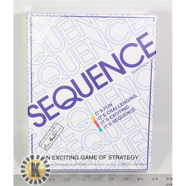 SEQUENCE STRATEGY BOARD GAME