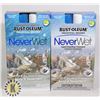 Image 1 : LOT OF TWO RUST-OLEUM NEVER WET KITS