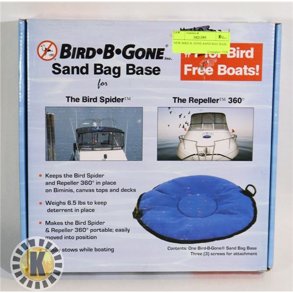 NEW BIRD B. GONE SAND BAG BASE