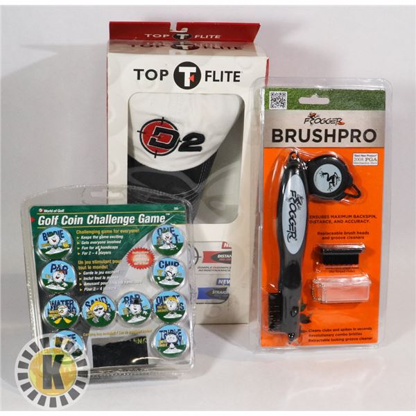 NEW GOLF ITEMS FROGGER BRUSHPRO