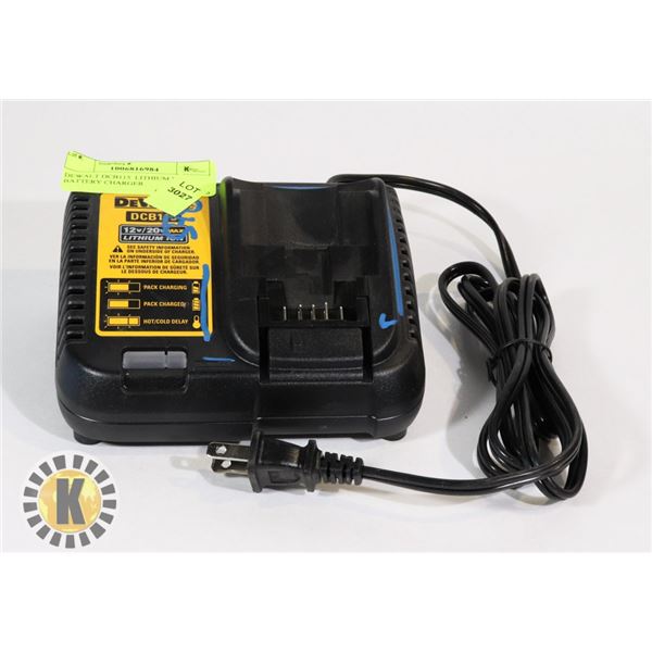 DEWALT DCB115  LITHIUM ION BATTERY CHARGER