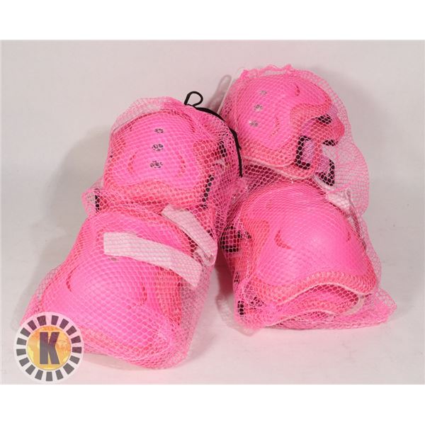 LOT OF THREE SETS OF KIDS KNEE/ ELBOW PADS