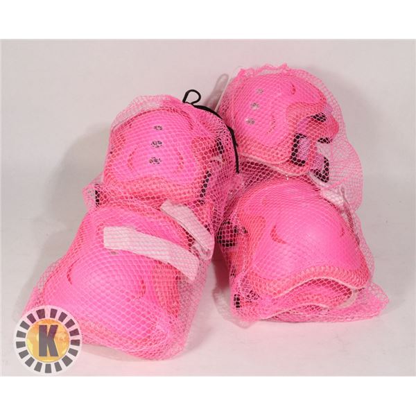 LOT OF THREE SETS OF KIDS KNEE/ ELBOW PADS