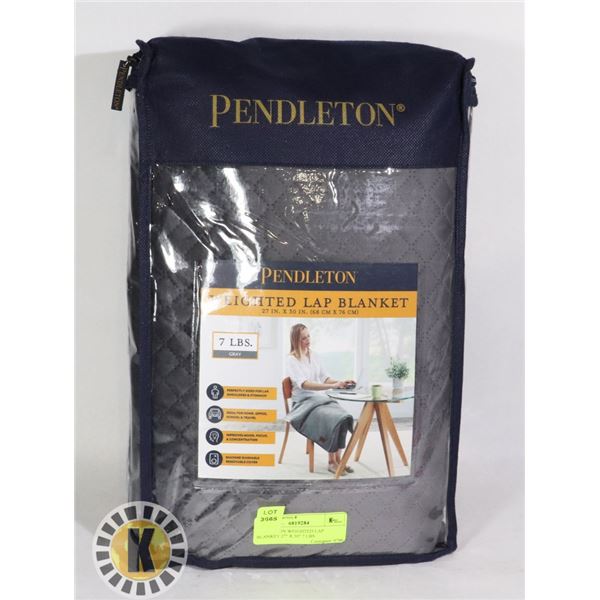 PENDLETON WEIGHTED LAP BLANKET 27" X 30" 7 LBS