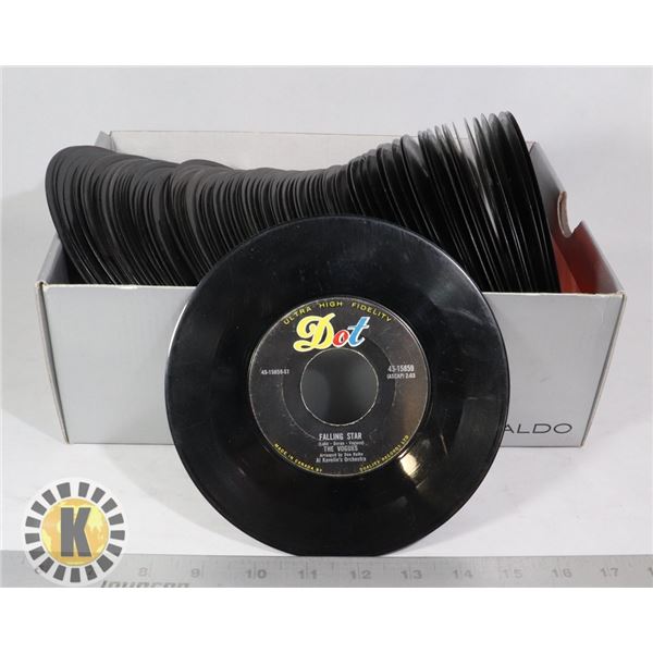 BOX OF VINTAGE RECORDS