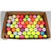 Image 1 : FLAT COLORED RECLAIMED GOLF BALLS