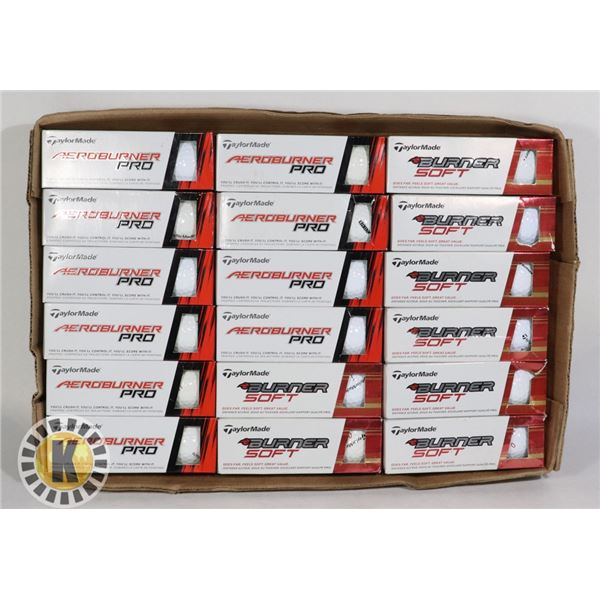 FLAT TAYLORMADE BURNER SOFT RECLAIMED GOLF BALLS