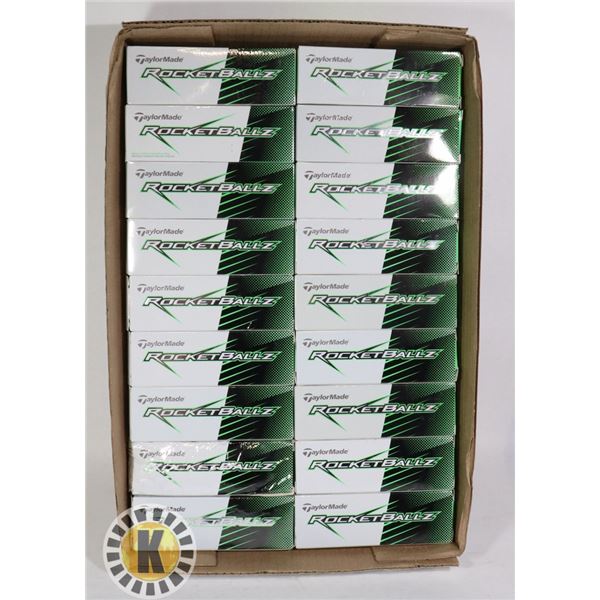 FLAT TAYLORMADE ROCKETBALLZ RECLAIMED GOLF BALLS