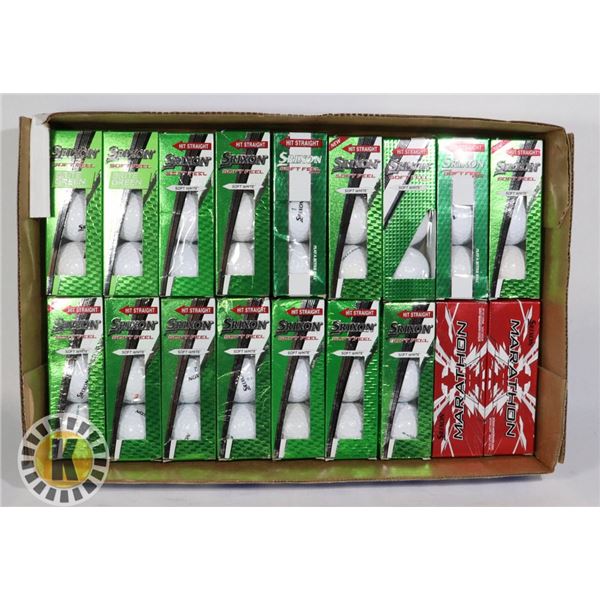 FLAT SRIXON SOFT FEEL RECLAIMED GOLF BALLS