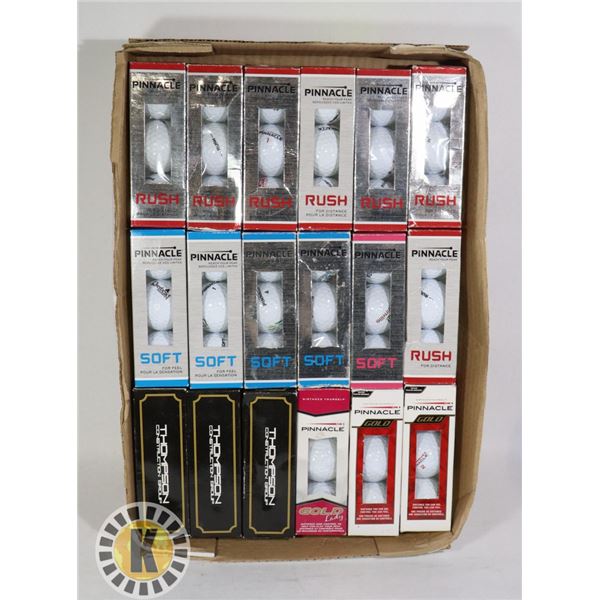 FLAT PINNACLE RECLAIMED GOLF BALLS