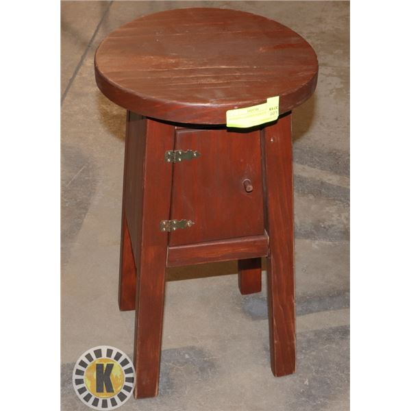 WOODEN CABINET/TABLE/STOOL