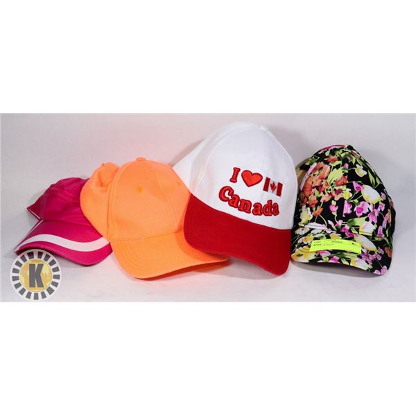 4 LADIES HATS